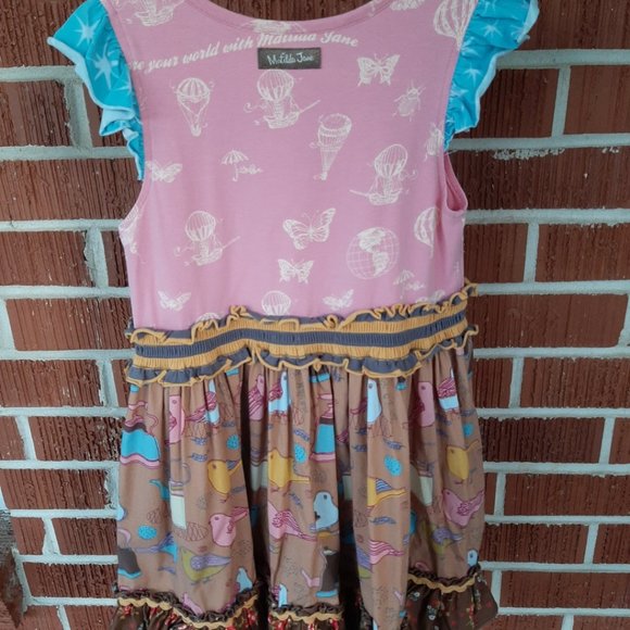 Matilda Jane Butternut tank dress with matching leggings girl size 6 - Picture 5 of 9